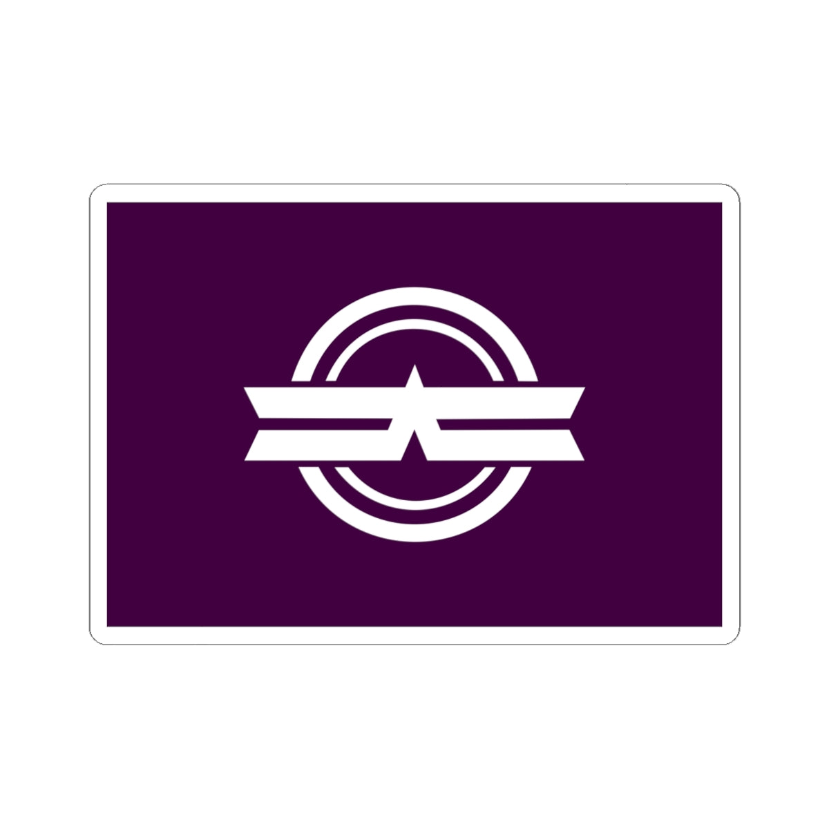 Flag of Ōwani Aomori (Japan) STICKER Vinyl Kiss-Cut Decal