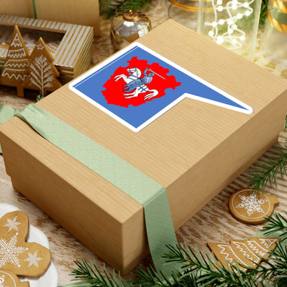 Banner of Bieraście Voivodeship (Belarus) (Coat of Arms) STICKER Vinyl Kiss-Cut Decal