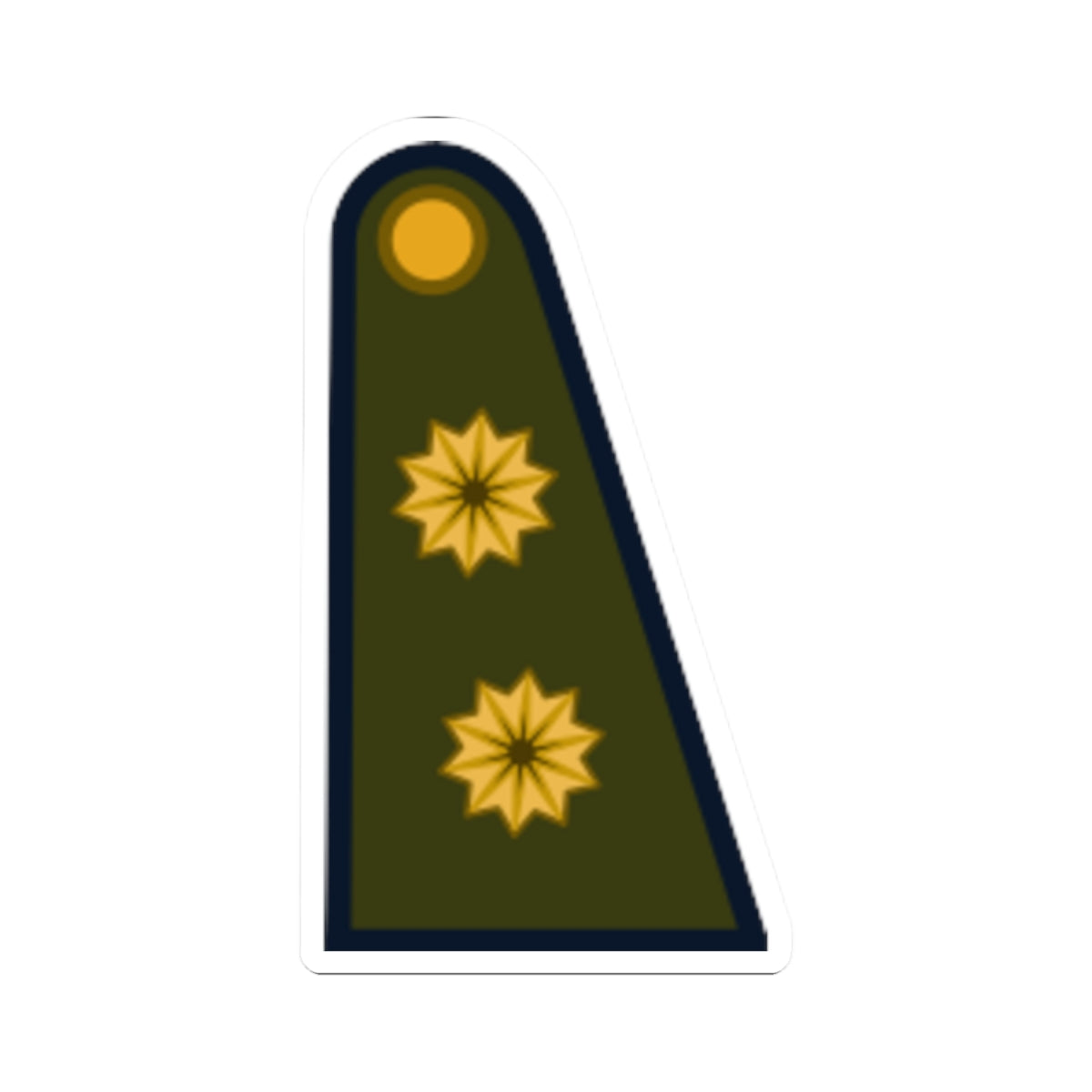 Ejercito Argentino   Teniente Coronel (Argentina) (Military Rank) STICKER Vinyl Kiss-Cut Decal