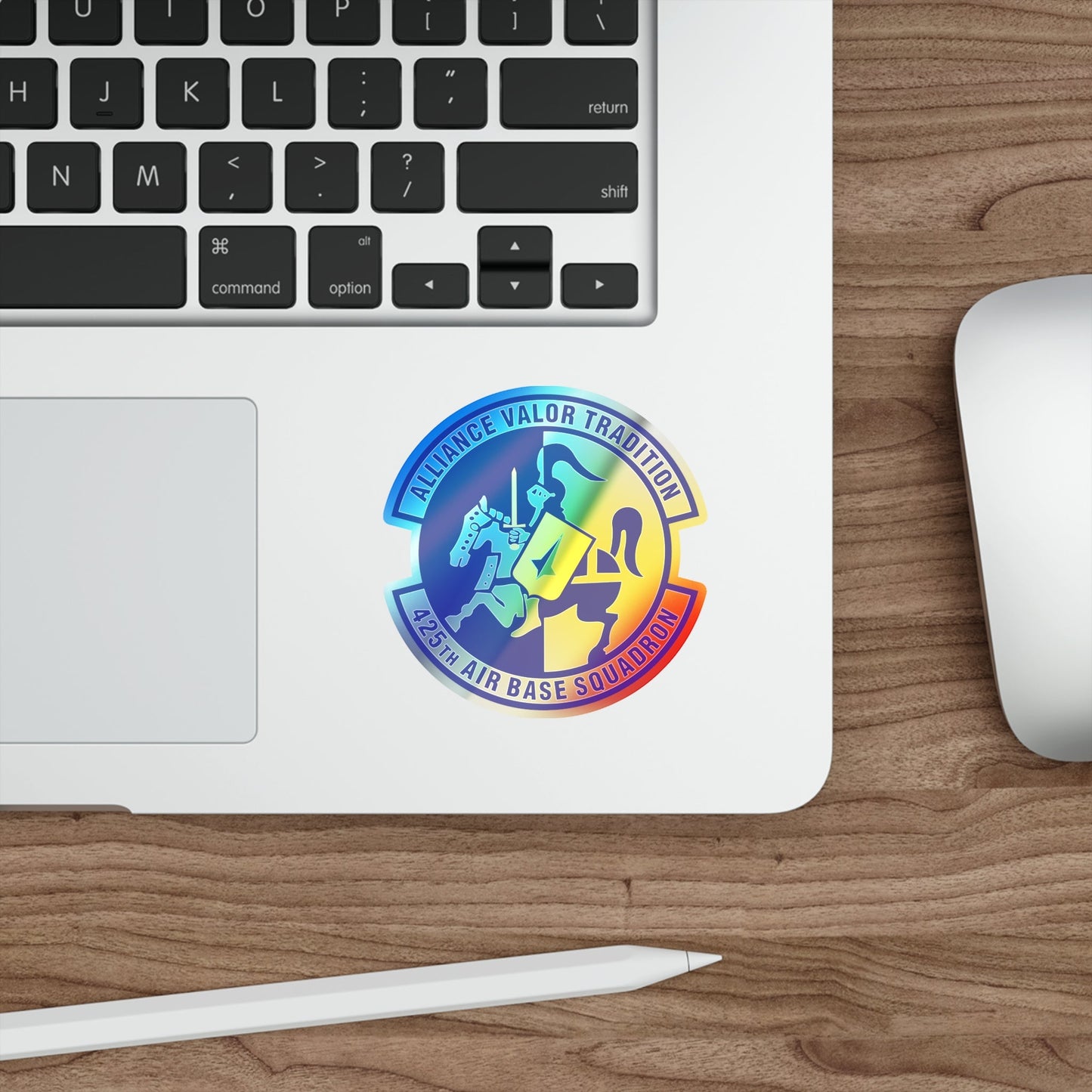 425th Air Base Squadron (U.S. Air Force) Holographic STICKER Die-Cut Vinyl Decal-The Sticker Space