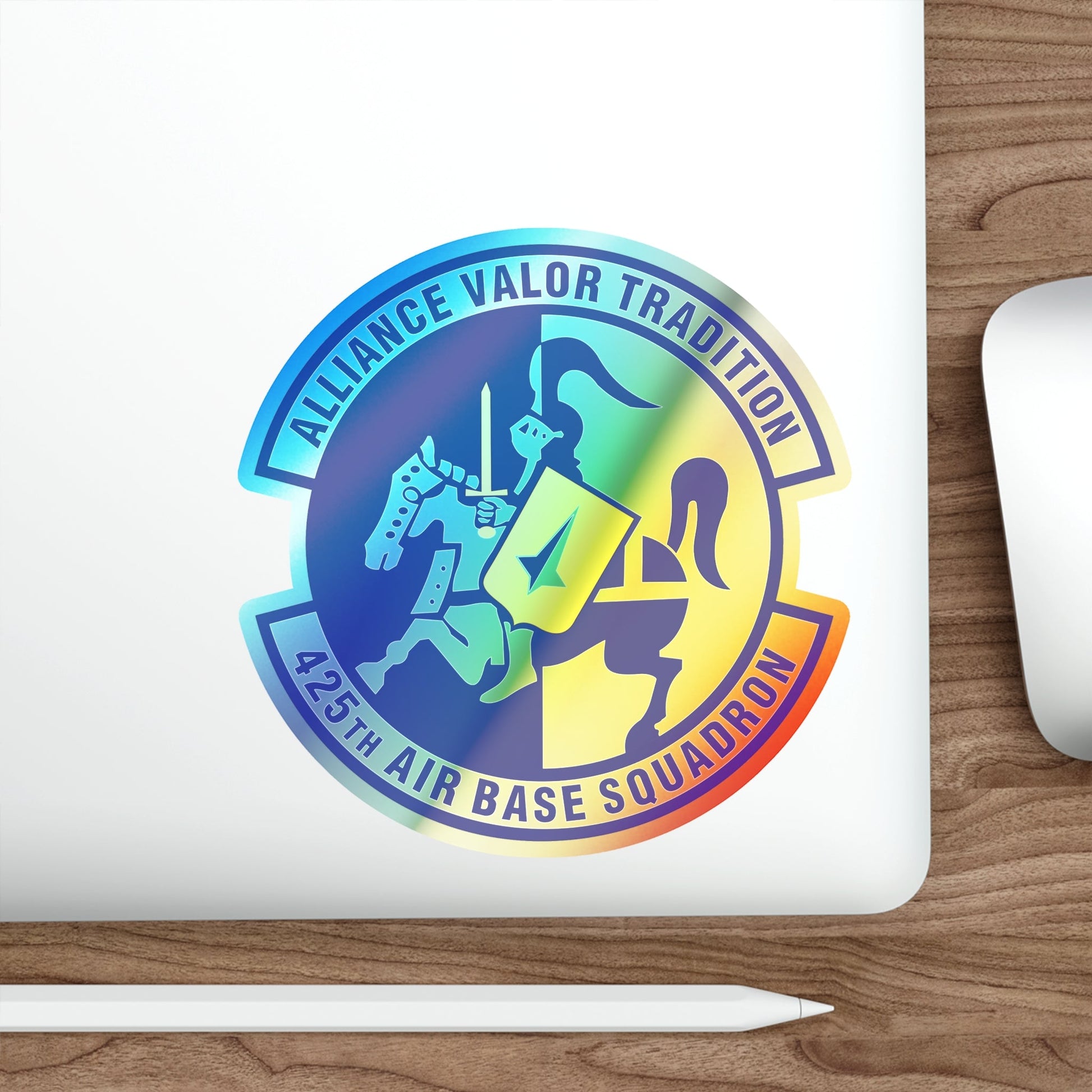 425th Air Base Squadron (U.S. Air Force) Holographic STICKER Die-Cut Vinyl Decal-The Sticker Space