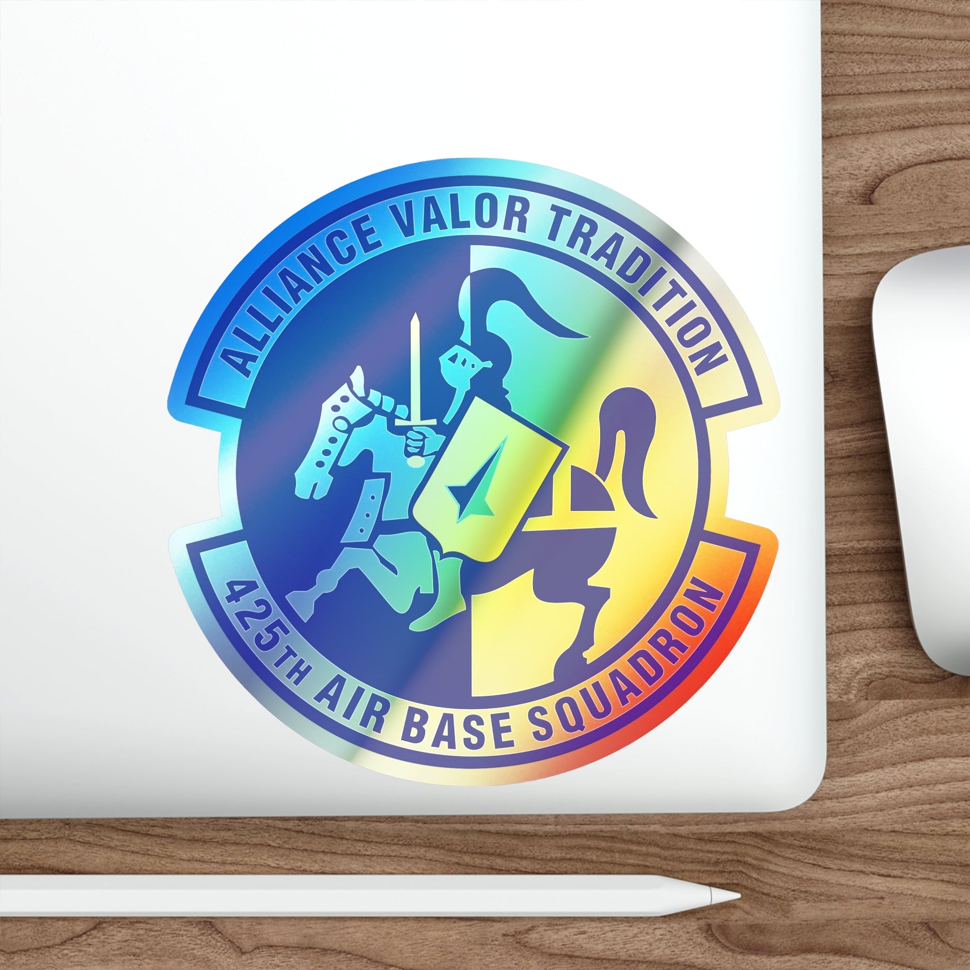 425th Air Base Squadron (U.S. Air Force) Holographic STICKER Die-Cut Vinyl Decal-The Sticker Space