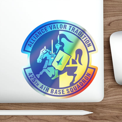 425th Air Base Squadron (U.S. Air Force) Holographic STICKER Die-Cut Vinyl Decal-The Sticker Space