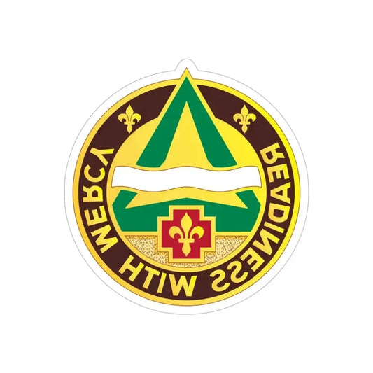 426 Medical Brigade 2 (U.S. Army) REVERSE PRINT Transparent Die-Cut STICKER 6 Inch Die-Cut Transparent - The Sticker Space