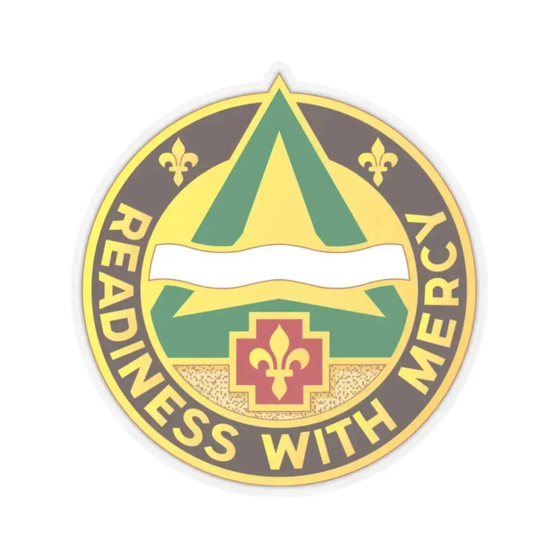 426 Medical Brigade 2 (U.S. Army) STICKER Vinyl Kiss-Cut Decal 3 Inch Transparent - The Sticker Space