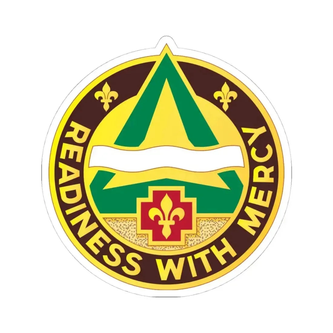 426 Medical Brigade 2 (U.S. Army) STICKER Vinyl Kiss-Cut Decal 4 Inch White - The Sticker Space