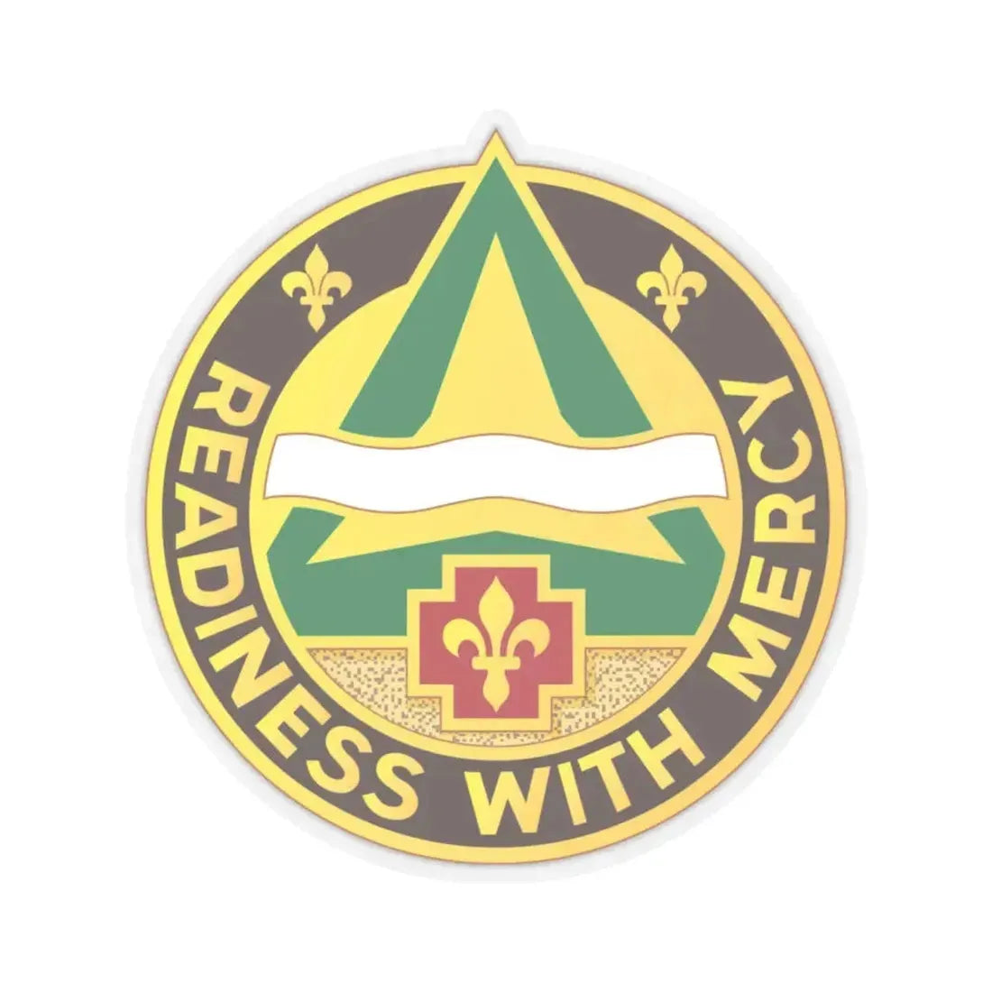 426 Medical Brigade 2 (U.S. Army) STICKER Vinyl Kiss-Cut Decal 6 Inch Transparent - The Sticker Space
