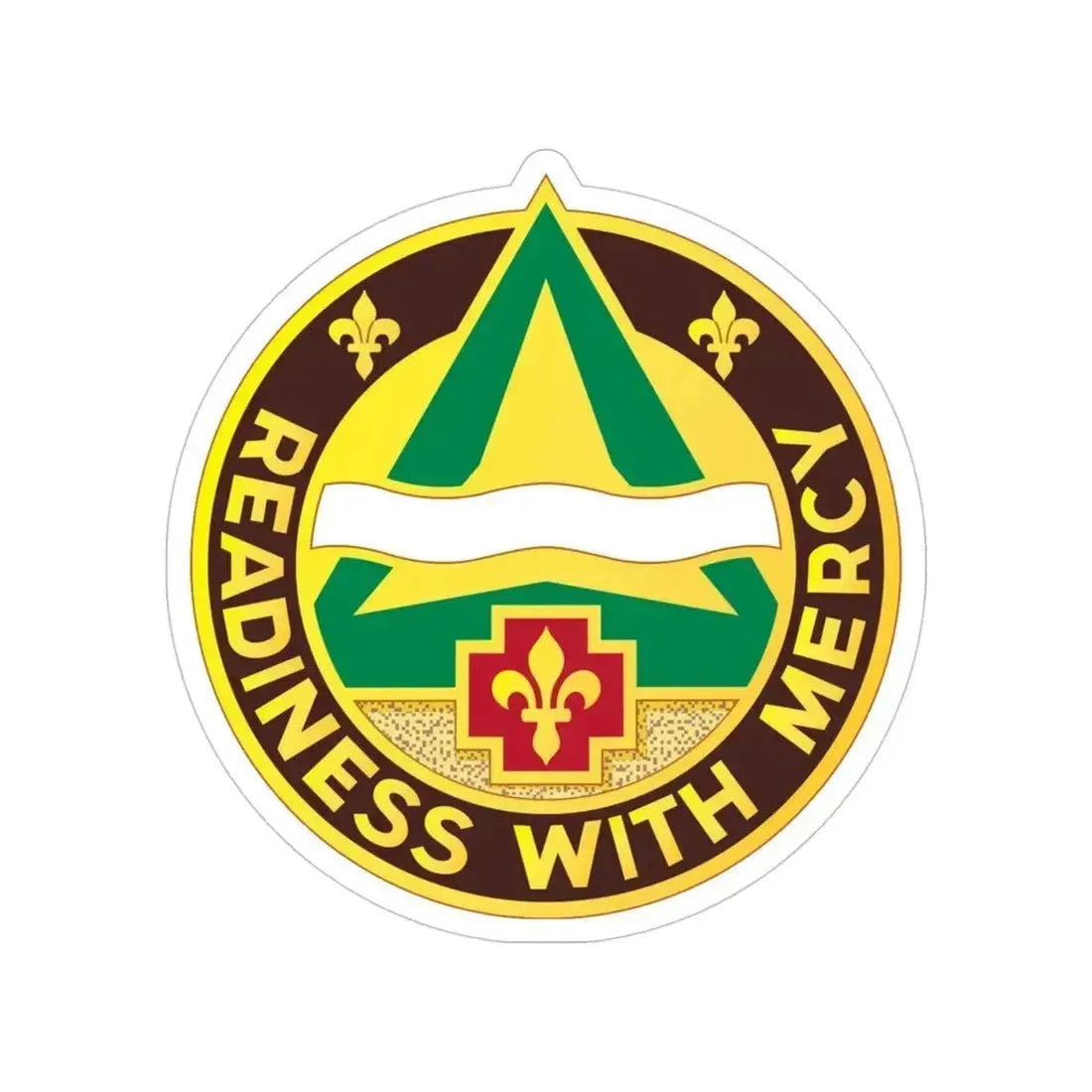 426 Medical Brigade 2 (U.S. Army) Transparent STICKER Die-Cut Vinyl Decal 4 Inch - The Sticker Space