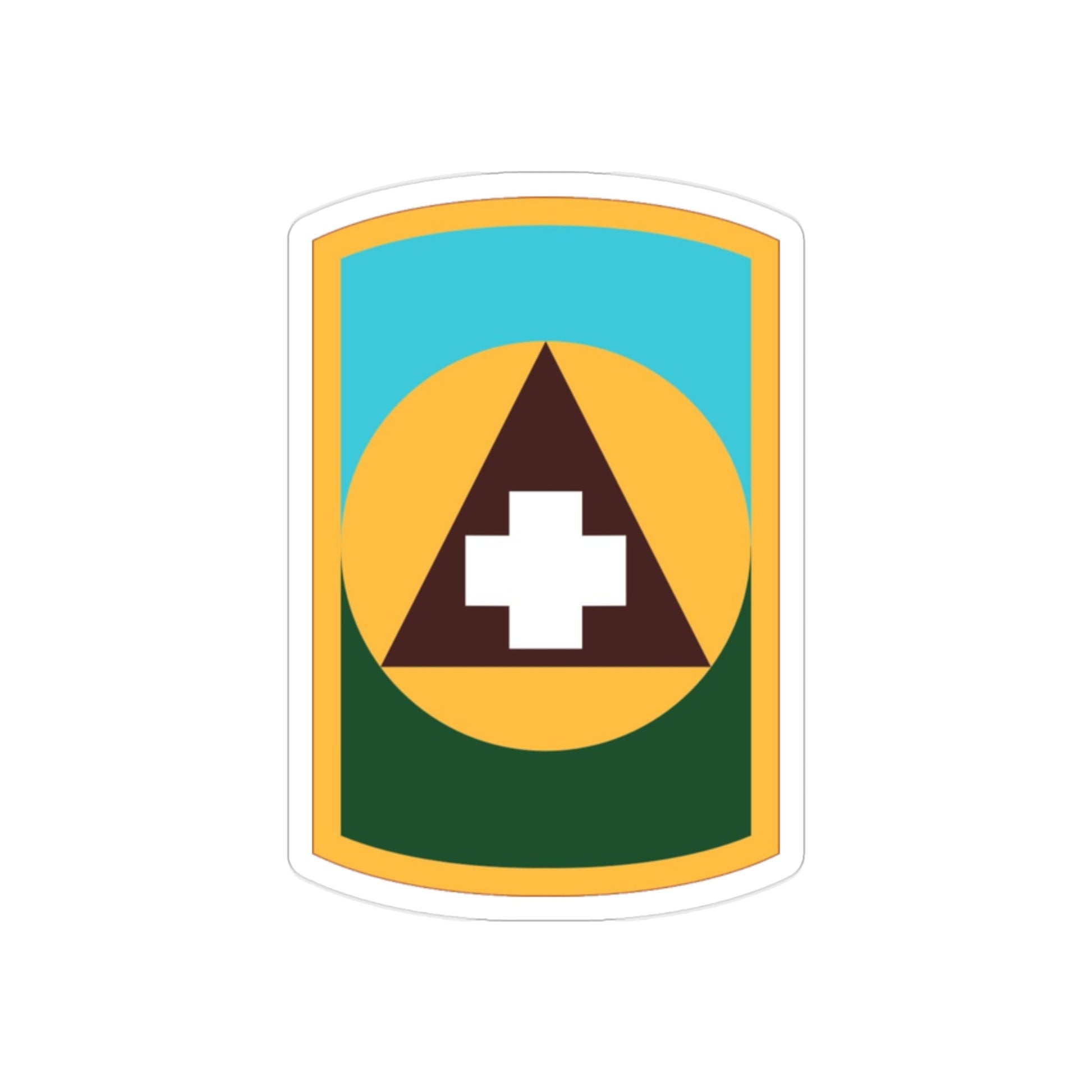 426 Medical Brigade (U.S. Army) REVERSE PRINT Transparent STICKER-2" × 2"-The Sticker Space