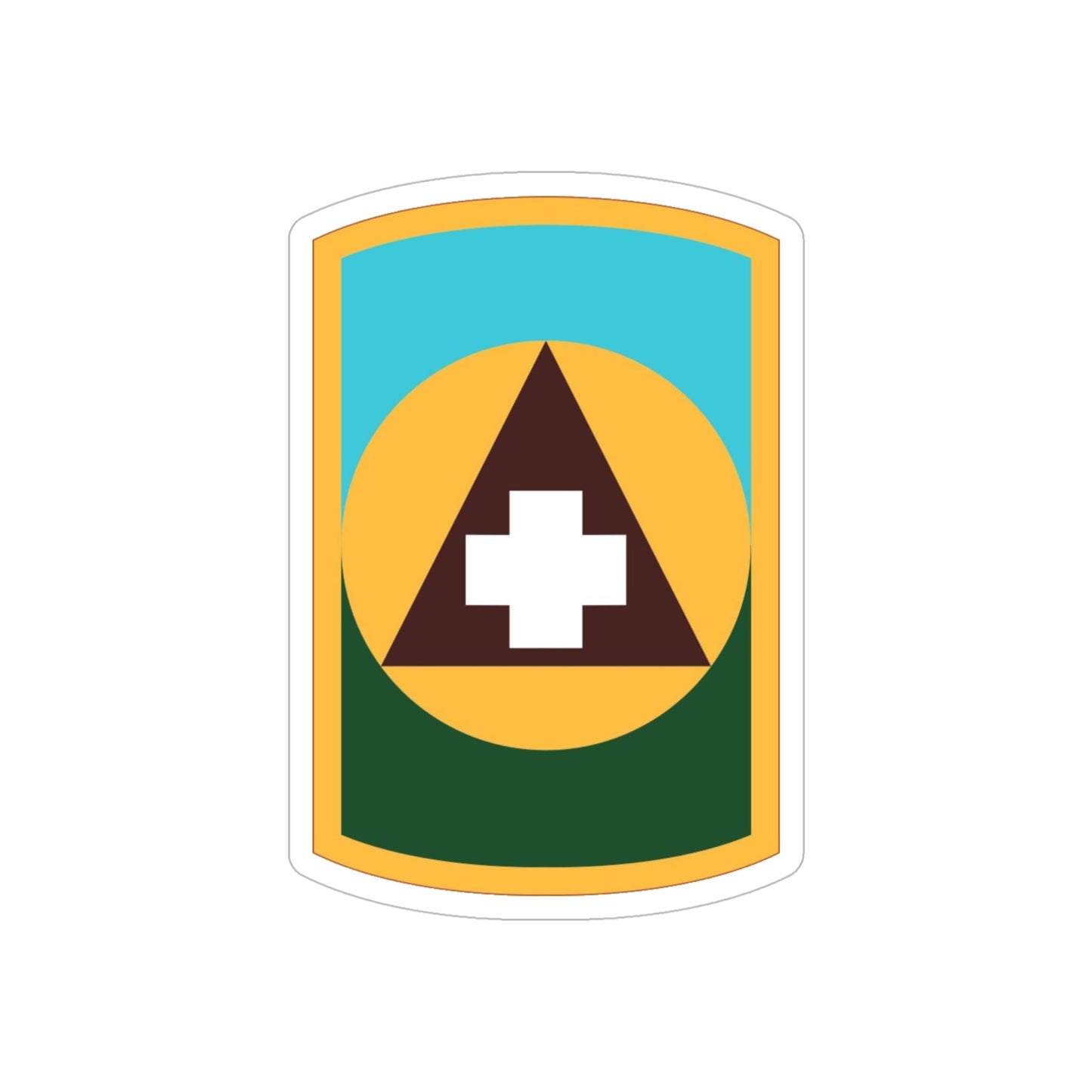 426 Medical Brigade (U.S. Army) REVERSE PRINT Transparent STICKER-6" × 6"-The Sticker Space