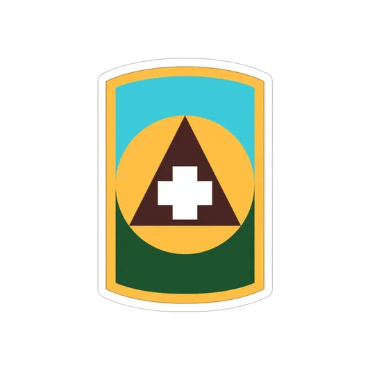 426 Medical Brigade (U.S. Army) REVERSE PRINT Transparent Die-Cut STICKER 6 Inch Die-Cut Transparent - The Sticker Space