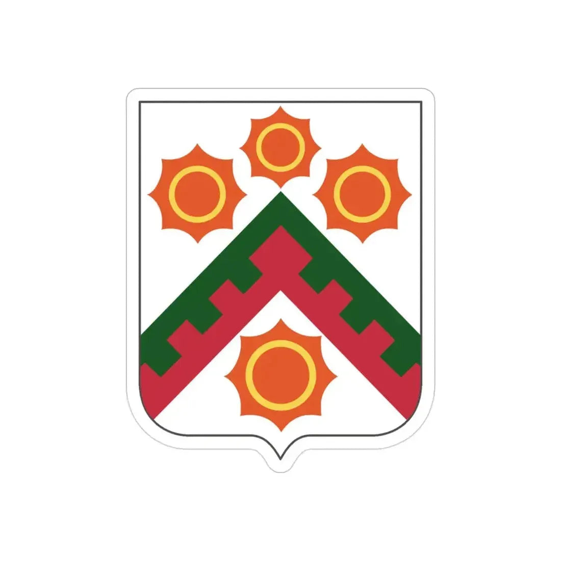 426 Signal Battalion 2 (U.S. Army) REVERSE PRINT Transparent Die-Cut STICKER 3 Inch Die-Cut Transparent - The Sticker Space