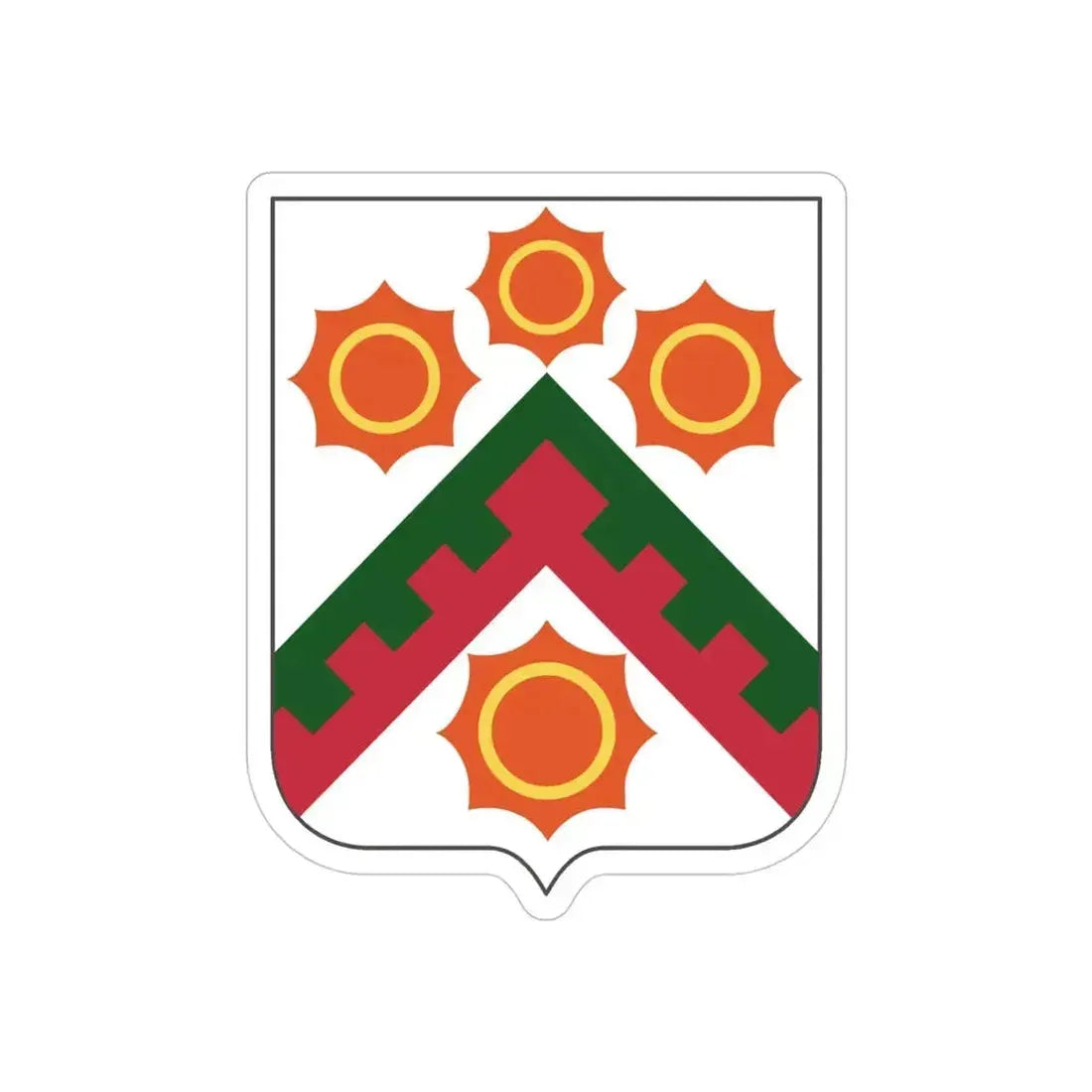 426 Signal Battalion 2 (U.S. Army) REVERSE PRINT Transparent Die-Cut STICKER 4 Inch Die-Cut Transparent - The Sticker Space