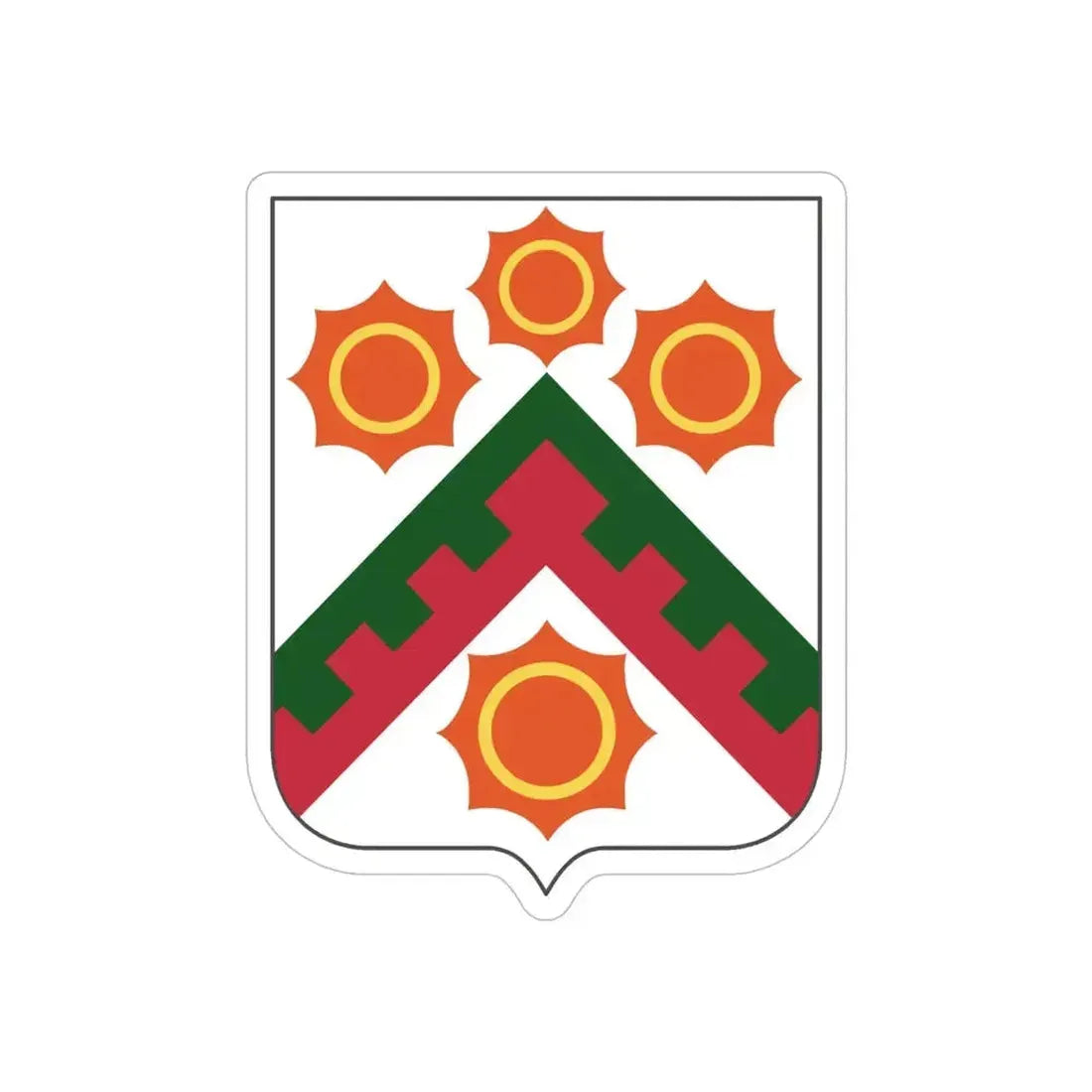 426 Signal Battalion 2 (U.S. Army) REVERSE PRINT Transparent Die-Cut STICKER 5 Inch Die-Cut Transparent - The Sticker Space