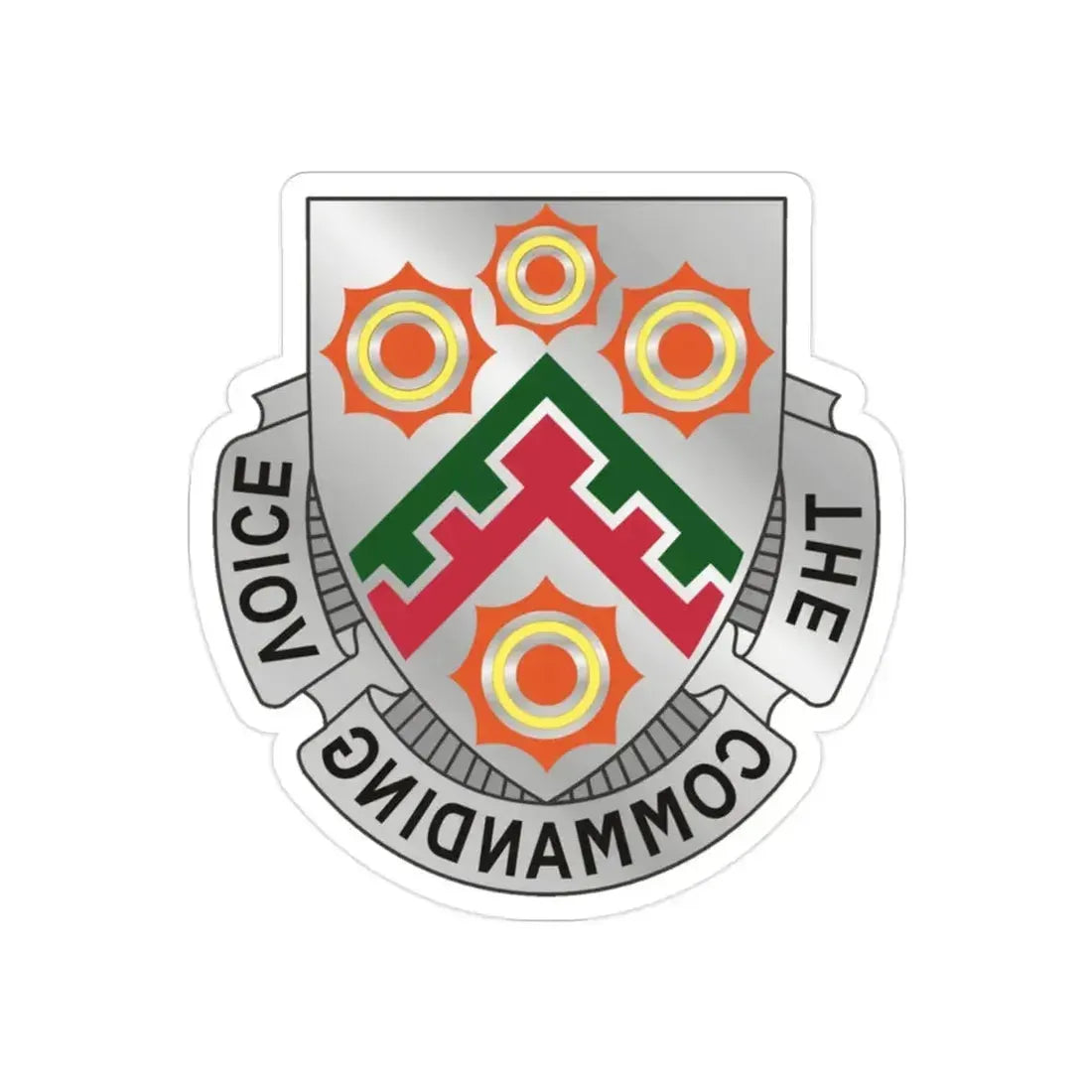 426 Signal Battalion (U.S. Army) REVERSE PRINT Transparent Die-Cut STICKER 2 Inch Die-Cut Transparent - The Sticker Space