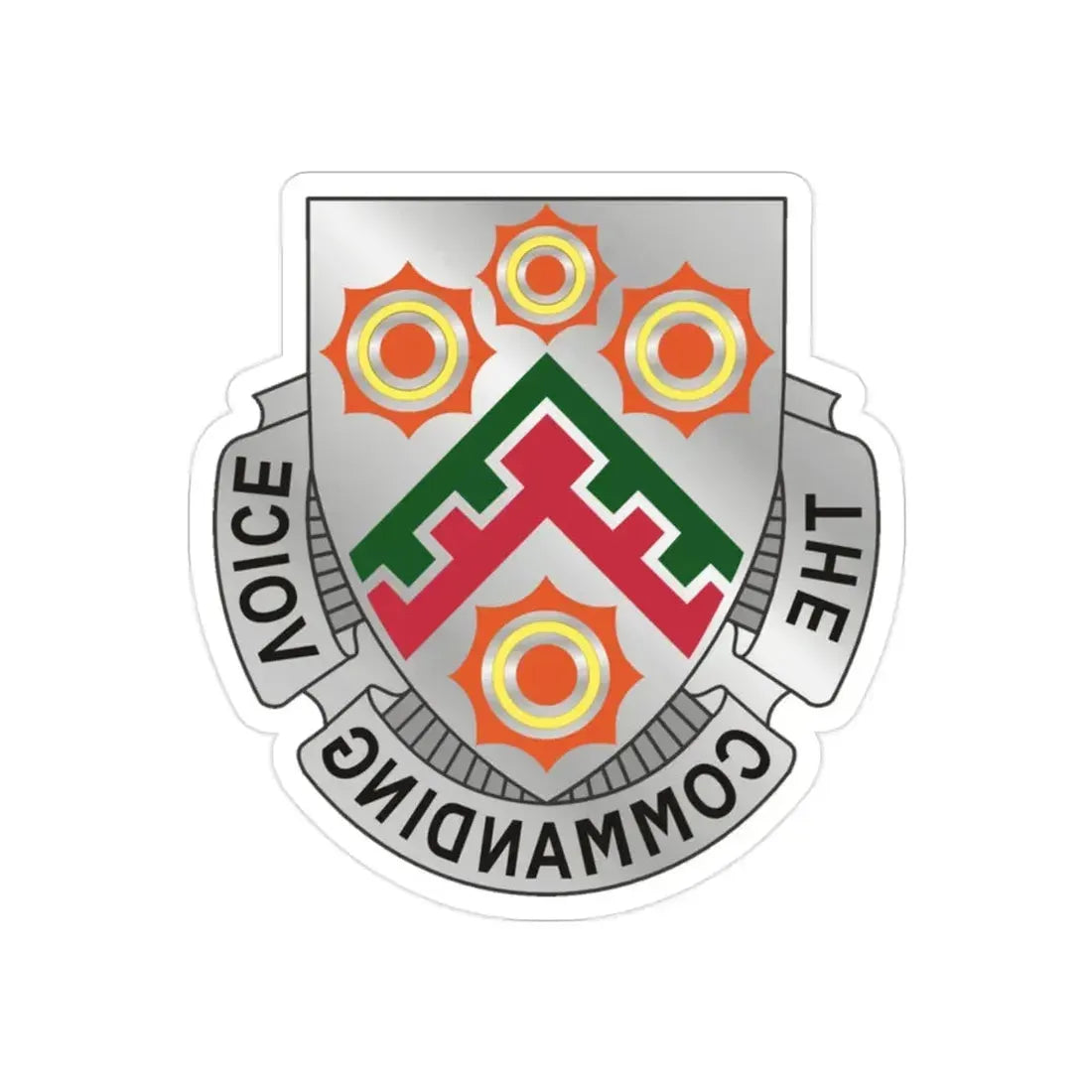 426 Signal Battalion (U.S. Army) REVERSE PRINT Transparent Die-Cut STICKER - The Sticker Space