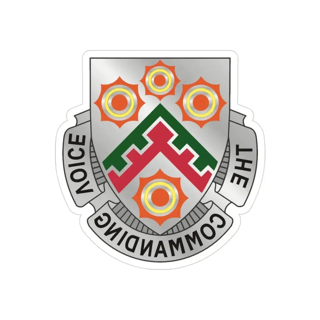 426 Signal Battalion (U.S. Army) REVERSE PRINT Transparent Die-Cut STICKER - The Sticker Space