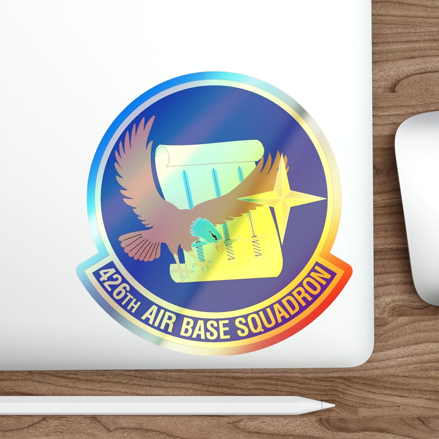 426th Air Base Squadron (U.S. Air Force) Holographic STICKER Die-Cut Vinyl Decal-The Sticker Space