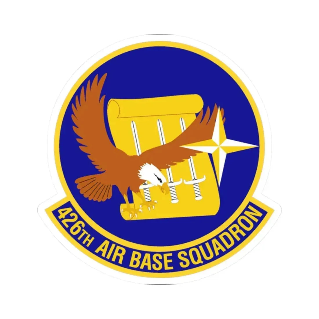 426th Air Base Squadron (U.S. Air Force) STICKER Vinyl Kiss-Cut Decal 2 Inch White - The Sticker Space