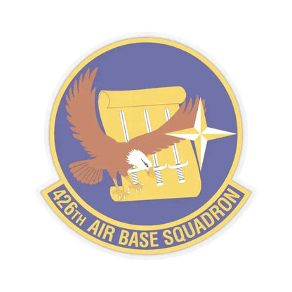 426th Air Base Squadron (U.S. Air Force) STICKER Vinyl Kiss-Cut Decal 3 Inch Transparent - The Sticker Space