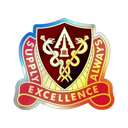 427 Medical Battalion (U.S. Army) Holographic STICKER Die-Cut Vinyl Decal 6 Inch Holographic - The Sticker Space
