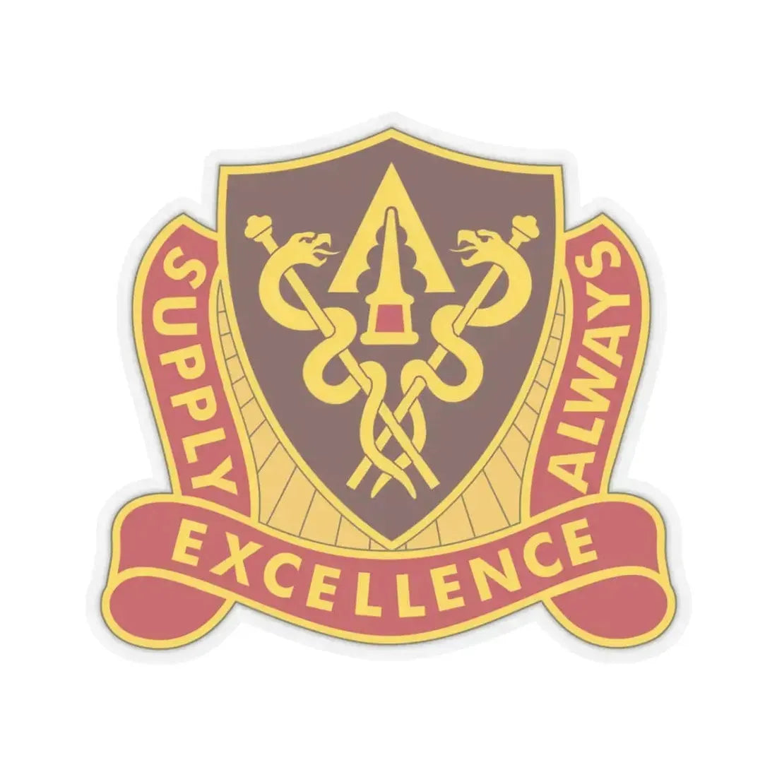 427 Medical Battalion (U.S. Army) STICKER Vinyl Kiss-Cut Decal 3 Inch Transparent - The Sticker Space