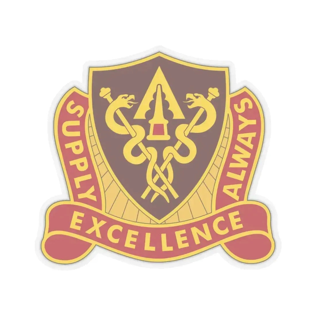 427 Medical Battalion (U.S. Army) STICKER Vinyl Kiss-Cut Decal 4 Inch Transparent - The Sticker Space
