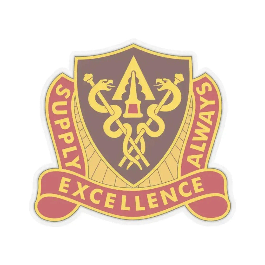427 Medical Battalion (U.S. Army) STICKER Vinyl Kiss-Cut Decal 6 Inch Transparent - The Sticker Space