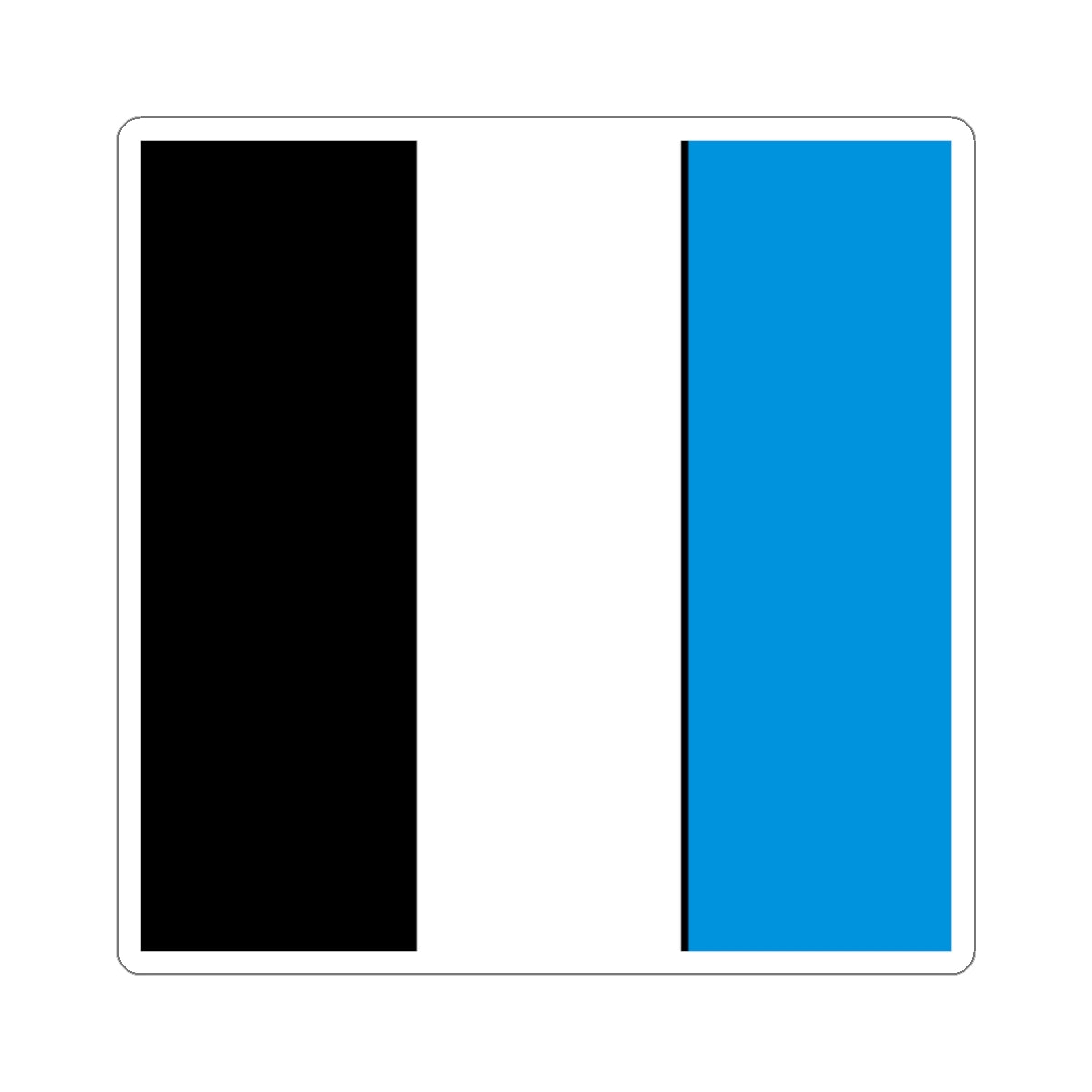 CHE Oberkulm Flag (Switzerland) STICKER Vinyl Kiss-Cut Decal