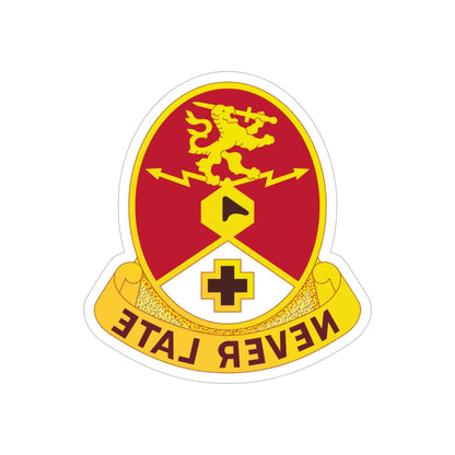 428 Medical Center (U.S. Army) REVERSE PRINT Transparent STICKER-6" × 6"-The Sticker Space