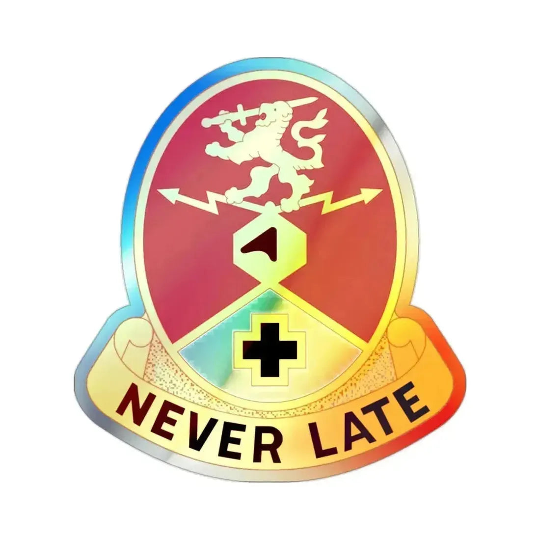 428 Medical Center (U.S. Army) Holographic STICKER Die-Cut Vinyl Decal 2 Inch Holographic - The Sticker Space