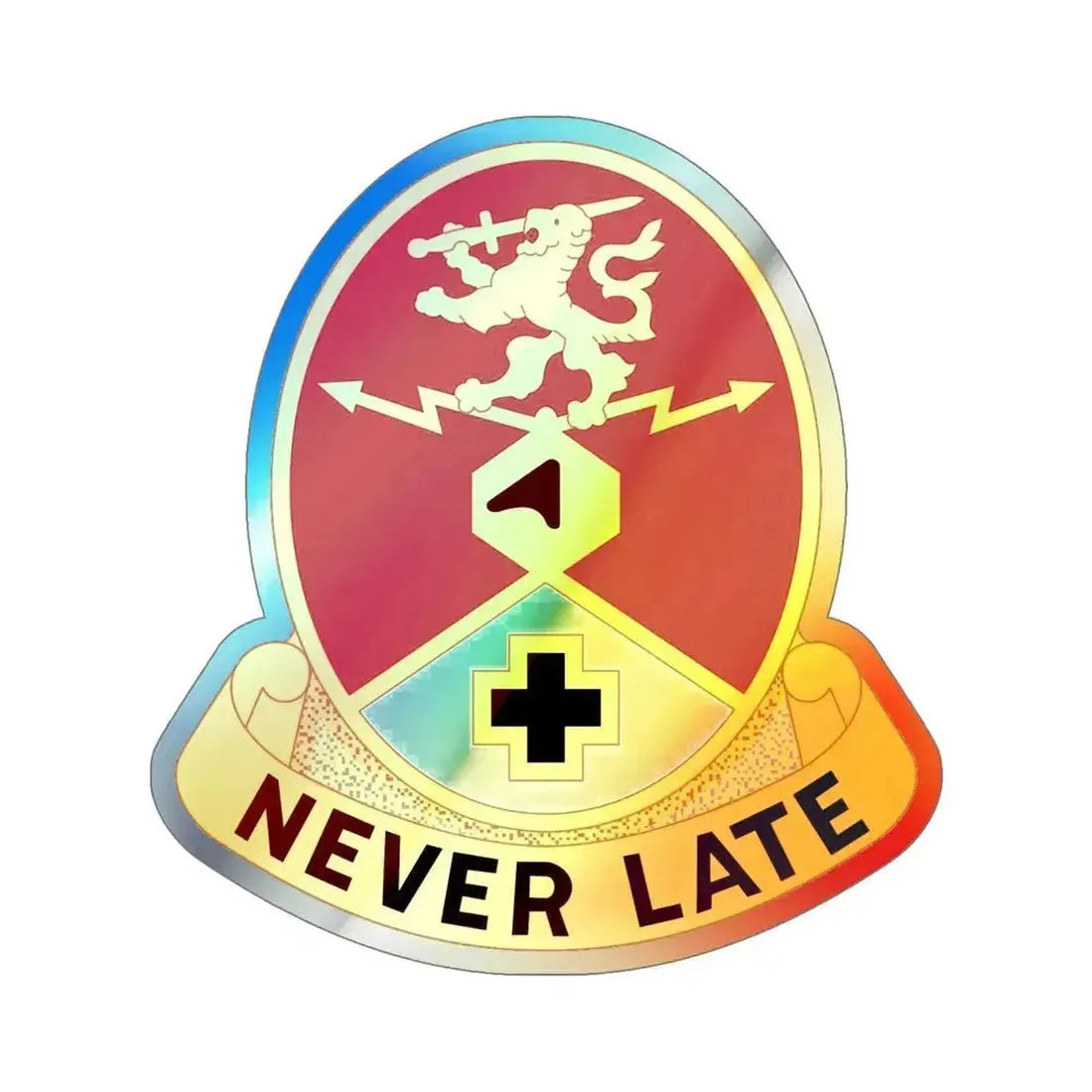 428 Medical Center (U.S. Army) Holographic STICKER Die-Cut Vinyl Decal 6 Inch Holographic - The Sticker Space