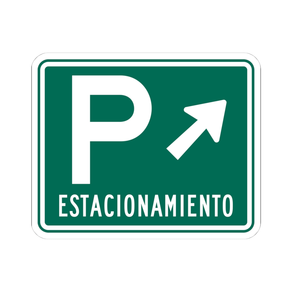 MUTCD-PR D4-1 (Puerto Rico) (Road Sign) STICKER Vinyl Kiss-Cut Decal