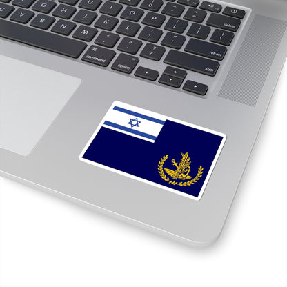 Flag of IDF Chief of Staff at Sea (Israel) STICKER Vinyl Kiss-Cut Decal