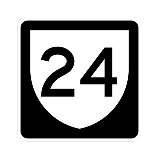 PR urban primary 24 (Puerto Rico) (Road Sign) STICKER Vinyl Kiss-Cut Decal
