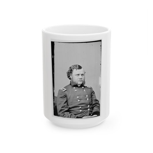 Portrait Of Brig. Gen. Robert O. Tyler, Officer Of The Federal Army (Maj. Gen. From Aug. 1, 1864) (U.S. Civil War) White Coffee Mug