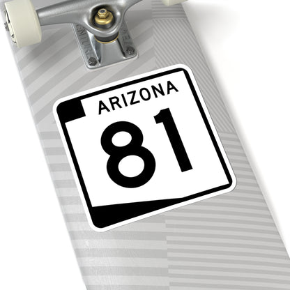 Arizona 81 (Arizona) (Road Sign) STICKER Vinyl Kiss-Cut Decal