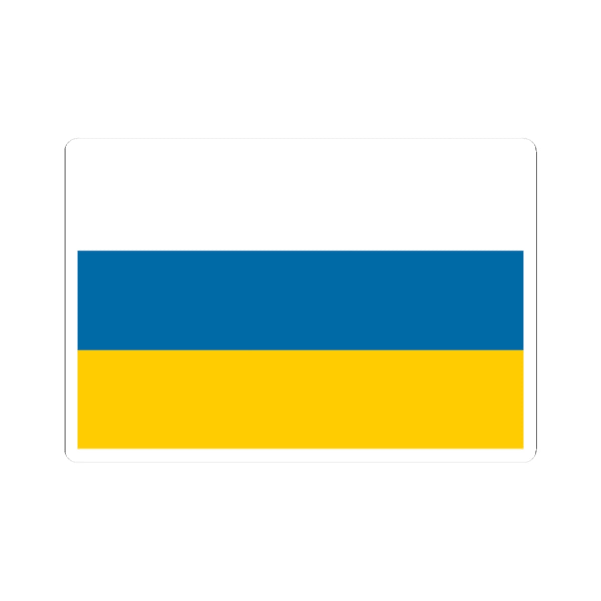 Flag of Tornedalians (Finland) STICKER Vinyl Kiss-Cut Decal