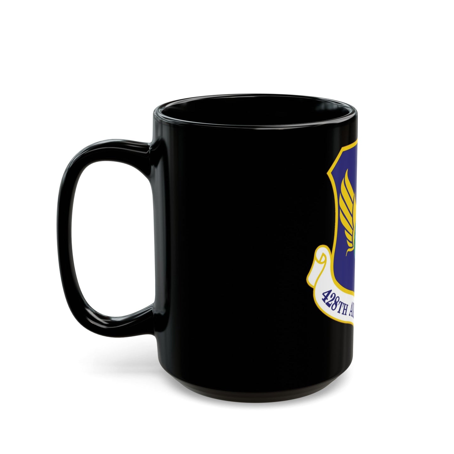 428th Air Base Group (U.S. Air Force) Black Coffee Mug-The Sticker Space