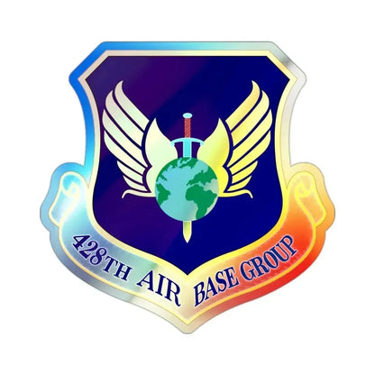 428th Air Base Group (U.S. Air Force) Holographic STICKER Die-Cut Vinyl Decal - The Sticker Space