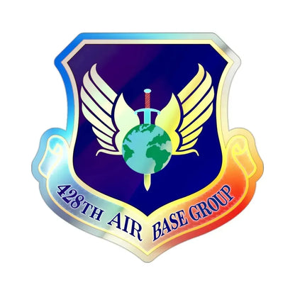 428th Air Base Group (U.S. Air Force) Holographic STICKER Die-Cut Vinyl Decal - The Sticker Space