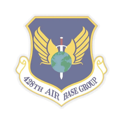428th Air Base Group (U.S. Air Force) STICKER Vinyl Kiss-Cut Decal 2 Inch Transparent - The Sticker Space