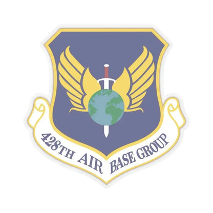 428th Air Base Group (U.S. Air Force) STICKER Vinyl Kiss-Cut Decal 3 Inch Transparent - The Sticker Space