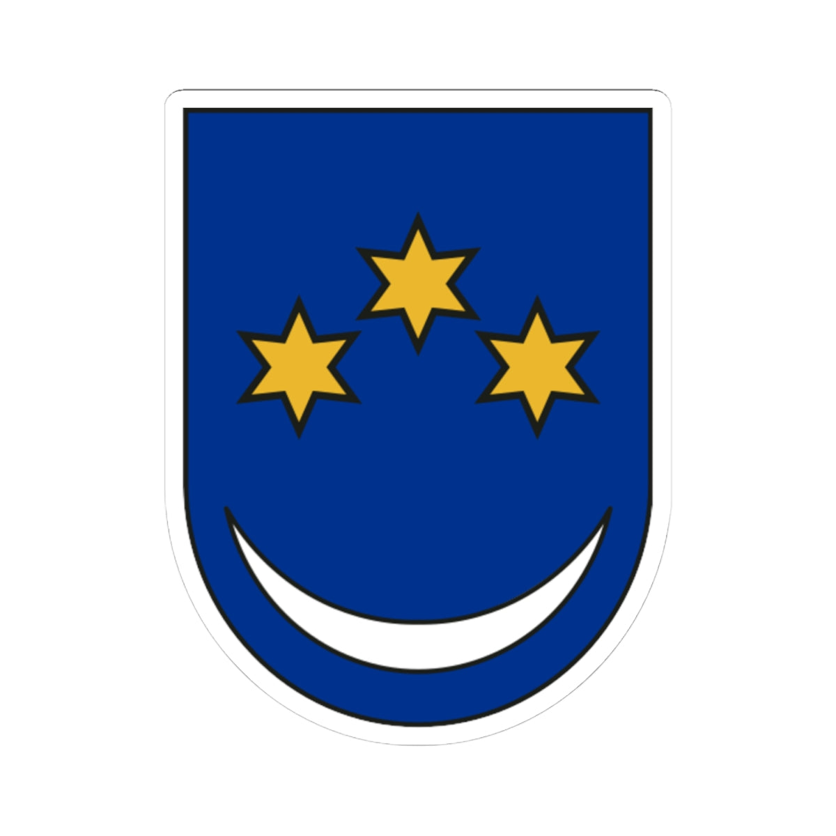 Arms of Illyrian Slovenia (Slovenia) (Coat of Arms) STICKER Vinyl Kiss-Cut Decal