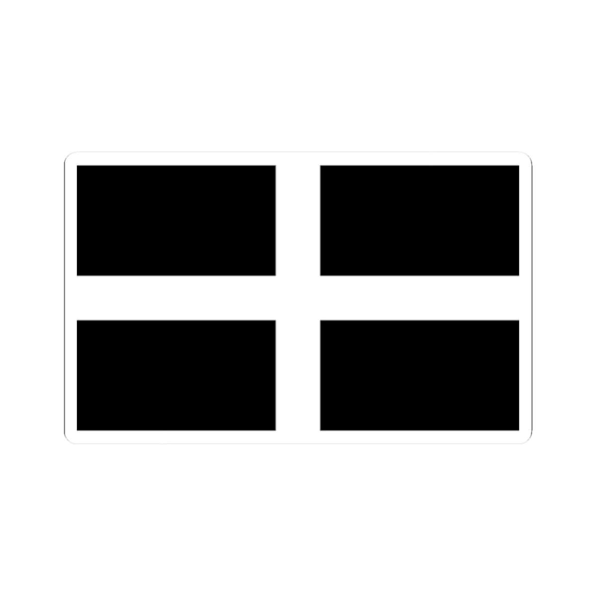 Flag of Cornwall (England) STICKER Vinyl Kiss-Cut Decal