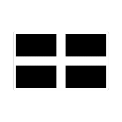 Flag of Cornwall (England) STICKER Vinyl Kiss-Cut Decal