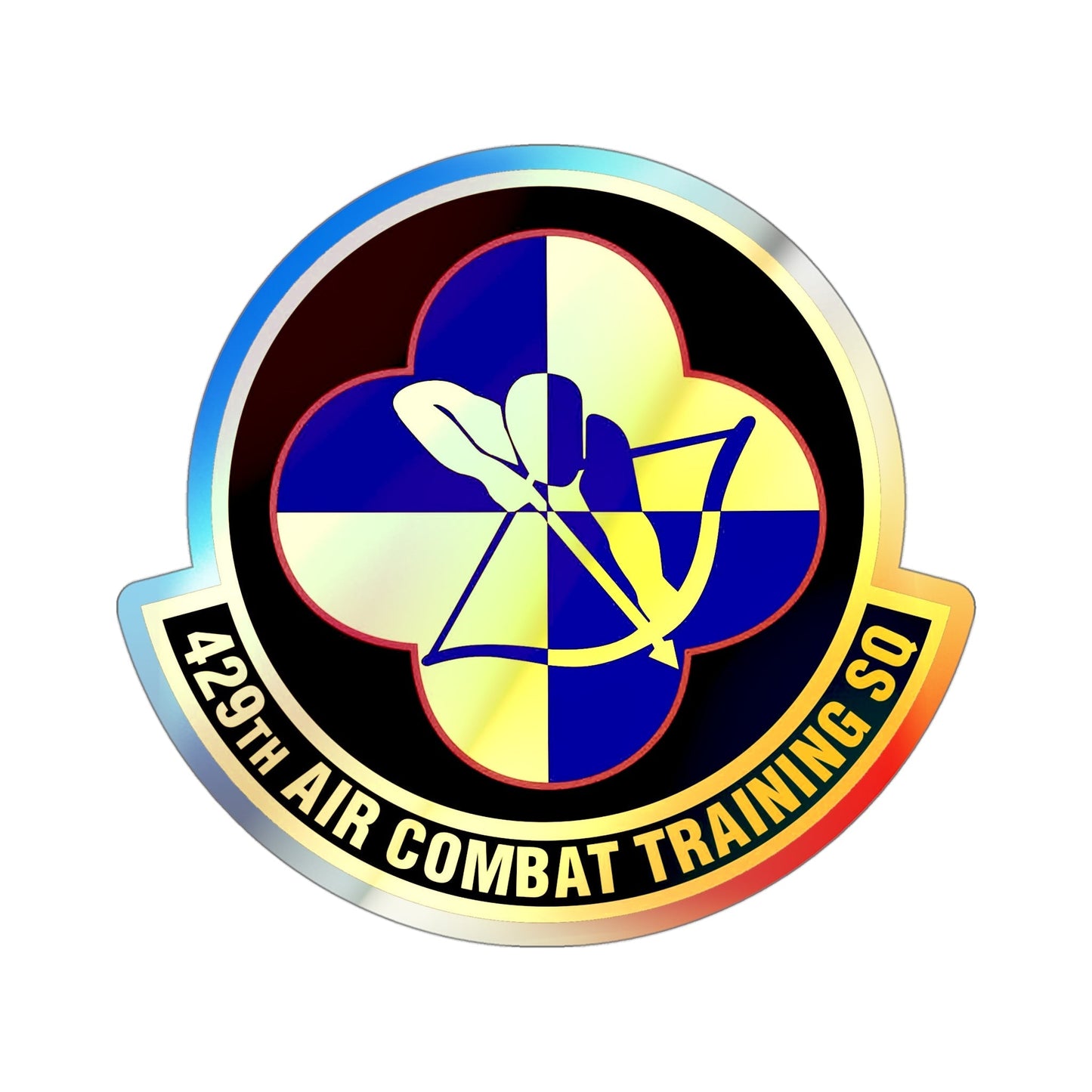 429th Air Combat Training Squadron (U.S. Air Force) Holographic STICKER Die-Cut Vinyl Decal-4 Inch-The Sticker Space