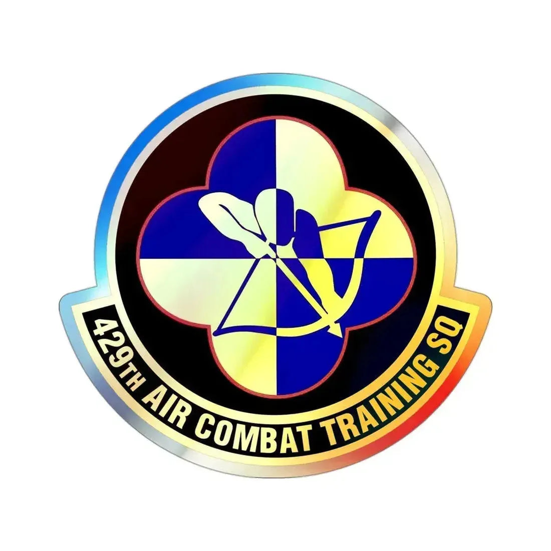 429th Air Combat Training Squadron (U.S. Air Force) Holographic STICKER Die-Cut Vinyl Decal 3 Inch - The Sticker Space