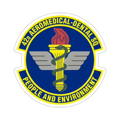 42d Aeromedical Dental Squadron (U.S. Air Force) STICKER Vinyl Die-Cut Decal-3 Inch-The Sticker Space