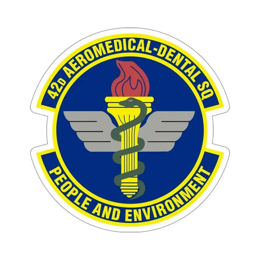 42d Aeromedical Dental Squadron (U.S. Air Force) STICKER Vinyl Die-Cut Decal 6 Inch - The Sticker Space